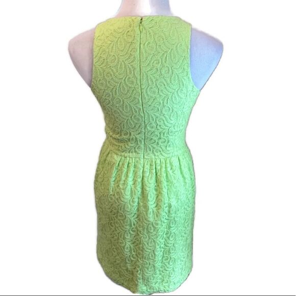 Cynthia Steffe Neon Lace Sleeveless Dress Sz 2 - Picture 3 of 7